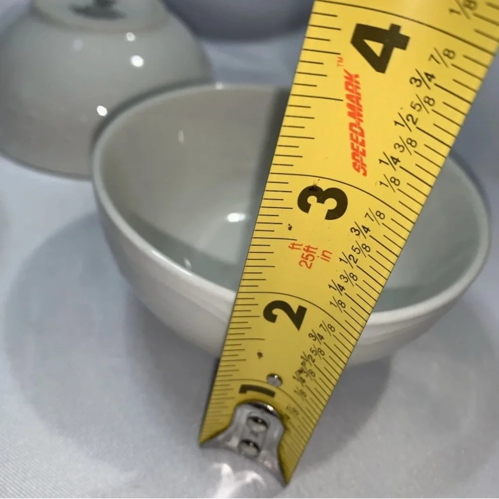 Philippe Richard Versailles Vintage Bowls Porcelain White Ceramic Lot of 3
